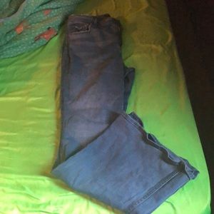 Hollister curvy high rise flair jeans
